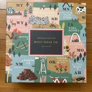 Rifle Paper Co. USA map puzzle
